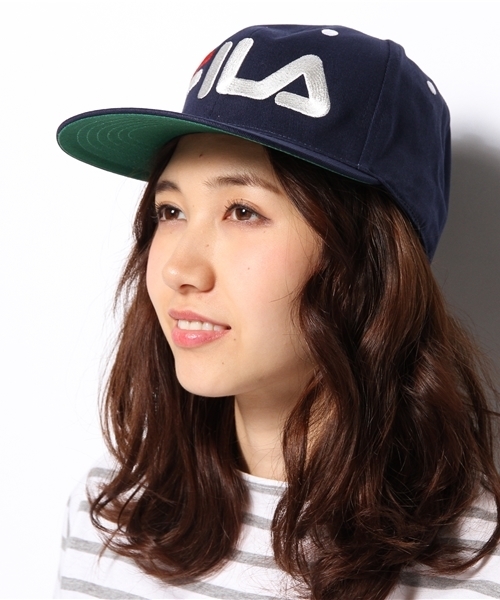 FILA(フィラ)の「WEGO/FILA BBキャップ(キャップ・メンズ・ホワイト/ネイビー/レッド・FREE)」の4枚目の写真