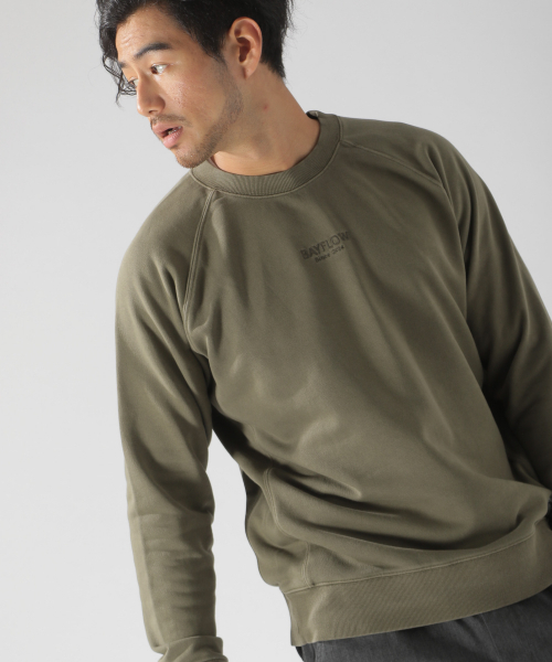 BAYFLOW（ベイフロー）の「30/10ウラケクループルオーバー（スウェット・メンズ・ベージュ/カーキ/ボルドー/チャコール・SMALL/MEDIUM/LARGE）」の4枚目の写真