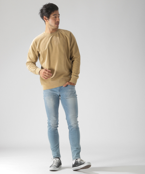 BAYFLOW（ベイフロー）の「30/10ウラケクループルオーバー（スウェット・メンズ・ベージュ/カーキ/ボルドー/チャコール・SMALL/MEDIUM/LARGE）」の17枚目の写真