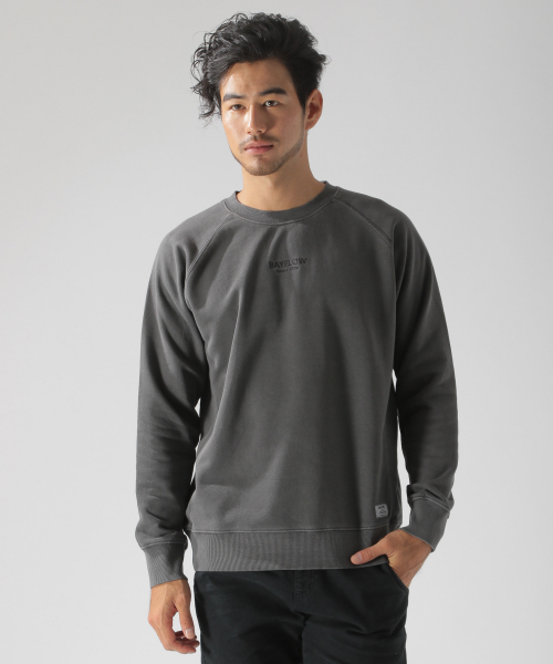 BAYFLOW（ベイフロー）の「30/10ウラケクループルオーバー（スウェット・メンズ・ベージュ/カーキ/ボルドー/チャコール・SMALL/MEDIUM/LARGE）」の11枚目の写真