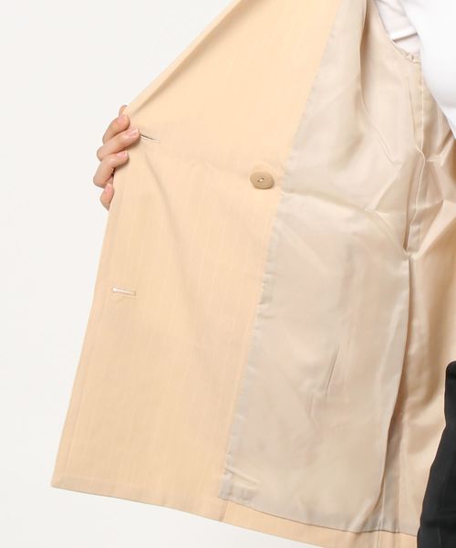 EMODA(エモダ)の「SPRING MIDI W JK(テーラードジャケット・レディース・ベージュ・FREE)」の4枚目の写真