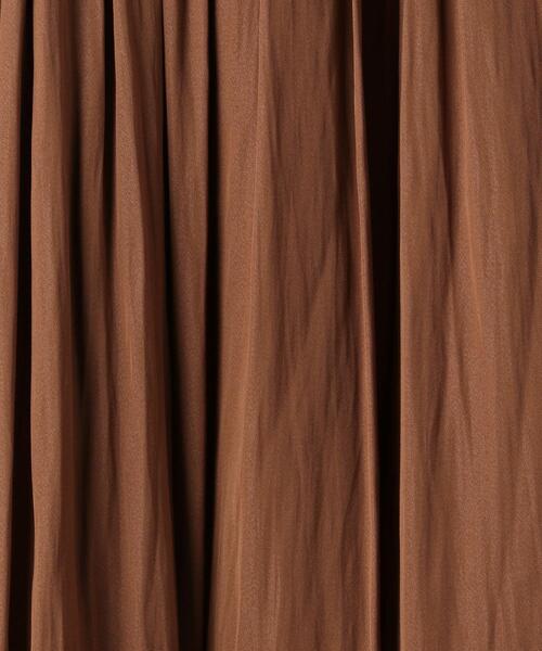 green label relaxing（グリーンレーベルリラクシング）の「CFC サテン ギャザー スカート（スカート・レディース・ブラック/ベージュ/ロイヤルブルー/オレンジ/ブラウン/ライトブルー/その他1・FREE）」の18枚目の写真