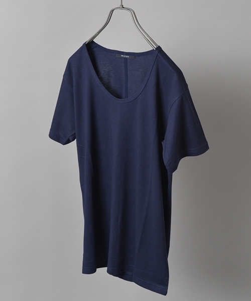 SHIPS JET BLUE(シップスジェットブルー)の「★★JB: ゛COOL MAX゛ リネンTEE(Tシャツ/カットソー・メンズ・オフホワイト/チャコールグレー/ブルー/ネイビー・MEDIUM/LARGE/SMALL)」の4枚目の写真