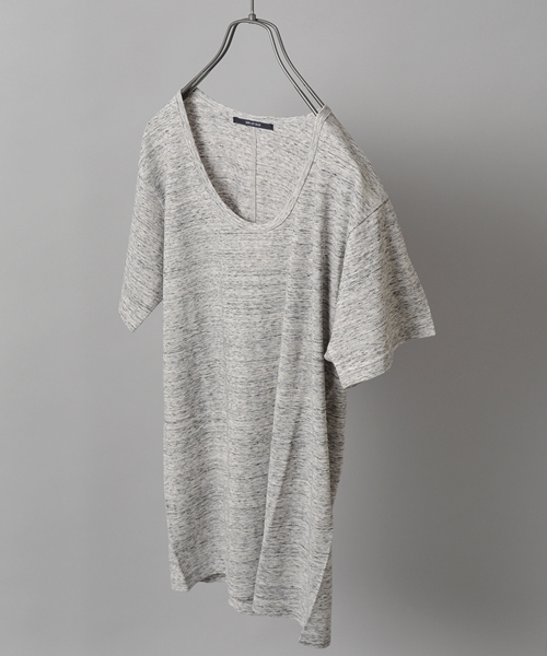 SHIPS JET BLUE(シップスジェットブルー)の「★★JB: ゛COOL MAX゛ リネンTEE(Tシャツ/カットソー・メンズ・オフホワイト/チャコールグレー/ブルー/ネイビー・MEDIUM/LARGE/SMALL)」の3枚目の写真