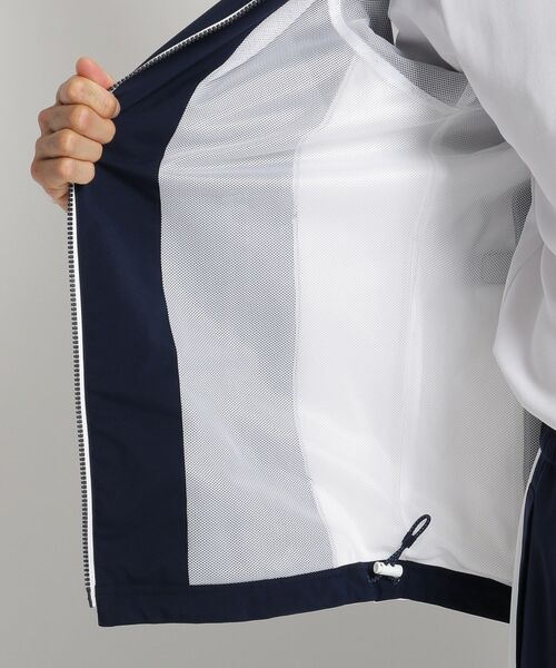 adabat(アダバット)の「【耐水/透湿/撥水/GOLF TODAY掲載】メンズ レインウェアジャケット(ブルゾン・メンズ・ブラック/ネイビー・46/48/50)」の9枚目の写真