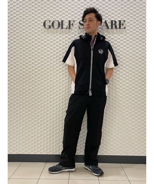 adabat(アダバット)の「【耐水/透湿/撥水/GOLF TODAY掲載】メンズ レインウェアジャケット(ブルゾン・メンズ・ブラック/ネイビー・46/48/50)」の15枚目の写真