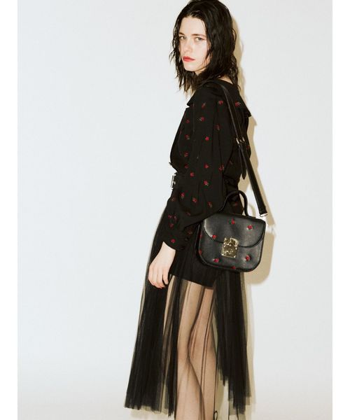 jouetie(ジュエティ)の「エンブロイダリーBAG(ショルダーバッグ・レディース・オフホワイト/ブラック/ミント/パープル・FREE)」の7枚目の写真