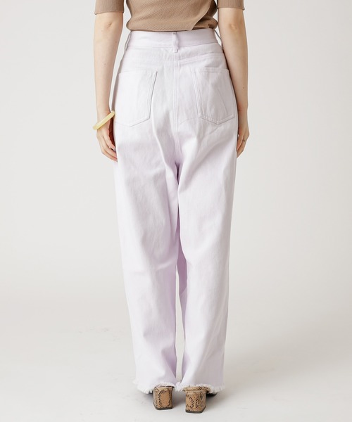 mystic（ミスティック）の「ツイルラップ風パンツ（その他パンツ・レディース・ブラック/パープル・FREE）」の5枚目の写真