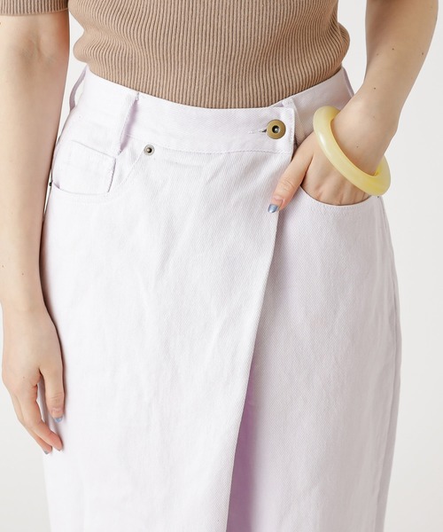 mystic（ミスティック）の「ツイルラップ風パンツ（その他パンツ・レディース・ブラック/パープル・FREE）」の9枚目の写真