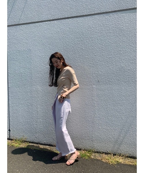 mystic（ミスティック）の「ツイルラップ風パンツ（その他パンツ・レディース・ブラック/パープル・FREE）」の11枚目の写真