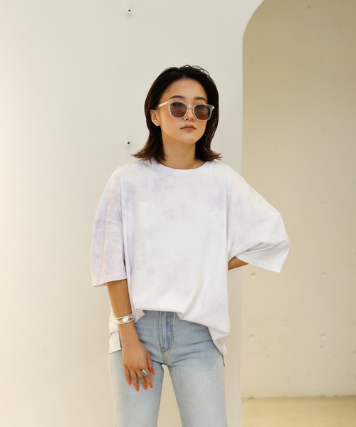 Auntie Rosa Holiday(アンティローザホリデー)の「タイダイルーズTEE(Tシャツ/カットソー・レディース・グリーン/パープル・FREE)」の20枚目の写真