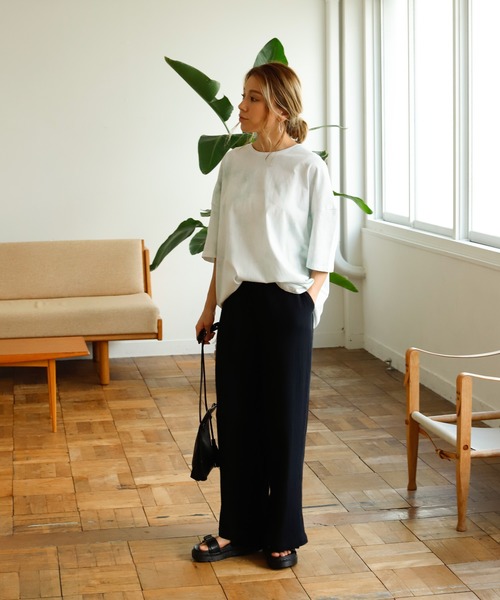 Auntie Rosa Holiday(アンティローザホリデー)の「タイダイルーズTEE(Tシャツ/カットソー・レディース・グリーン/パープル・FREE)」の9枚目の写真