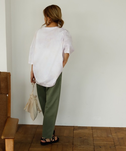 Auntie Rosa Holiday(アンティローザホリデー)の「タイダイルーズTEE(Tシャツ/カットソー・レディース・グリーン/パープル・FREE)」の17枚目の写真