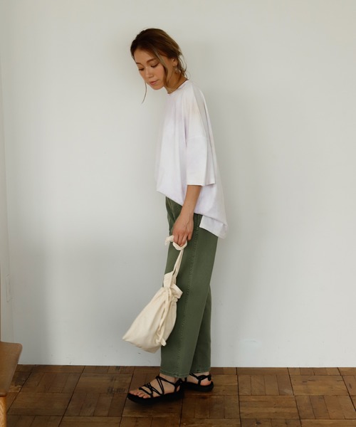 Auntie Rosa Holiday(アンティローザホリデー)の「タイダイルーズTEE(Tシャツ/カットソー・レディース・グリーン/パープル・FREE)」の18枚目の写真