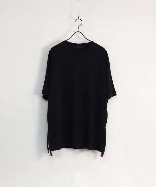 Confirm(コンファーム)の「Confirm / コンファーム サイドジップビッグシルエットTシャツ(Tシャツ/カットソー・メンズ・ブラック/グレー/サックスブルー・M/L)」の17枚目の写真