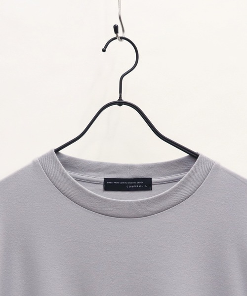 Confirm(コンファーム)の「Confirm / コンファーム サイドジップビッグシルエットTシャツ(Tシャツ/カットソー・メンズ・ブラック/グレー/サックスブルー・M/L)」の12枚目の写真