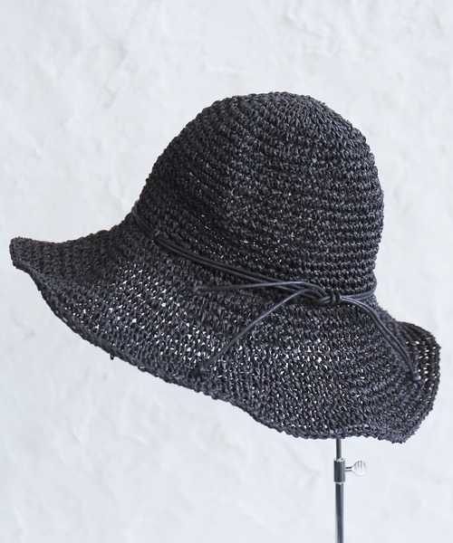 osharewalker（オシャレウォーカー）の「【廃盤】『細リボンペーパーハット』（ハット・レディース・ナチュラル/モカ・FREE）」の10枚目の写真