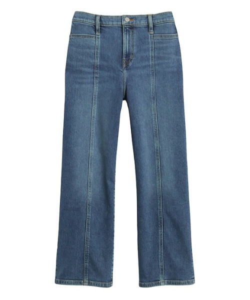 【セール】 ユーティリティジーンズ（デニムパンツ）｜BANANA クロップド BANANA REPUBLIC（バナナリパブリック）のファッション クロップド デニムパンツ 日本限定ワイドレッグ