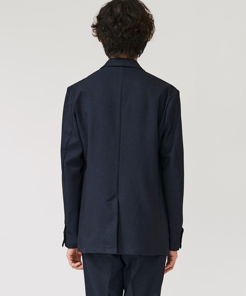 BESPOKE TOKYO（ビスポークトウキョウ）の「【BESPOKE】ウールライク2Bジャケット（テーラードジャケット・メンズ・ネイビー/グレー・4/1/2）」の10枚目の写真