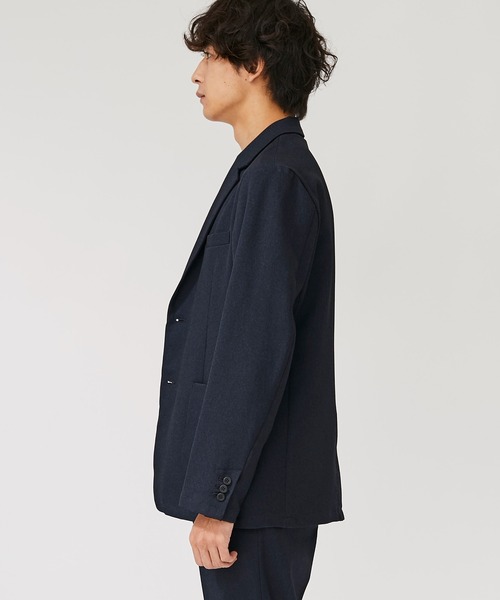 BESPOKE TOKYO（ビスポークトウキョウ）の「【BESPOKE】ウールライク2Bジャケット（テーラードジャケット・メンズ・ネイビー/グレー・4/1/2）」の8枚目の写真