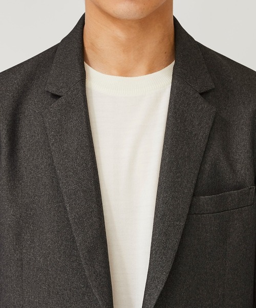 BESPOKE TOKYO（ビスポークトウキョウ）の「【BESPOKE】ウールライク2Bジャケット（テーラードジャケット・メンズ・ネイビー/グレー・4/1/2）」の11枚目の写真