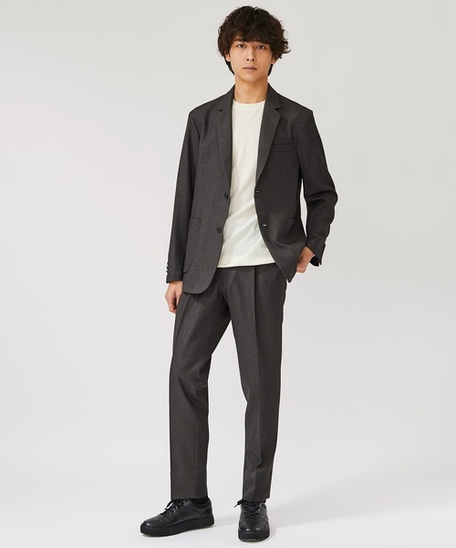 BESPOKE TOKYO（ビスポークトウキョウ）の「【BESPOKE】ウールライク2Bジャケット（テーラードジャケット・メンズ・ネイビー/グレー・4/1/2）」の3枚目の写真