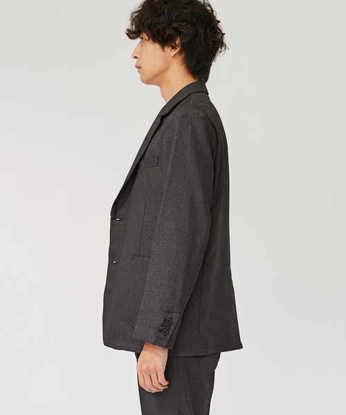 BESPOKE TOKYO（ビスポークトウキョウ）の「【BESPOKE】ウールライク2Bジャケット（テーラードジャケット・メンズ・ネイビー/グレー・4/1/2）」の7枚目の写真