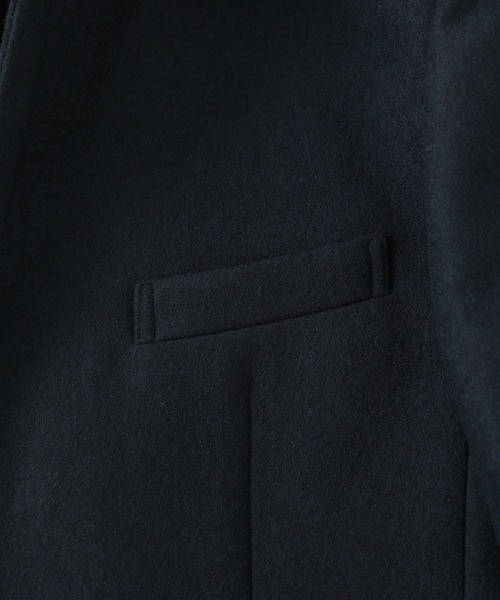 ATTACHMENT(アタッチメント)の「【ATTACHMENT】別注カシミア混二重織りチェスターコート/EX.CHESTER COAT(チェスターコート・メンズ・ブラック/グレー/ブルー・1/2/3)」の17枚目の写真