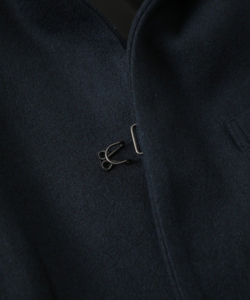 ATTACHMENT(アタッチメント)の「【ATTACHMENT】別注カシミア混二重織りチェスターコート/EX.CHESTER COAT(チェスターコート・メンズ・ブラック/グレー/ブルー・1/2/3)」の19枚目の写真