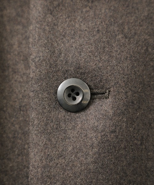 ATTACHMENT(アタッチメント)の「【ATTACHMENT】別注カシミア混二重織りチェスターコート/EX.CHESTER COAT(チェスターコート・メンズ・ブラック/グレー/ブルー・1/2/3)」の8枚目の写真