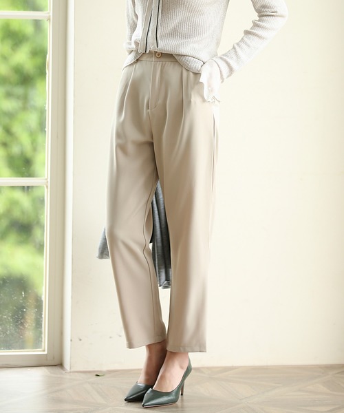 セール ワンタックイージークロップドパンツ その他パンツ Saison De Papillon セゾンドパピヨン のファッション通販 Zozotown