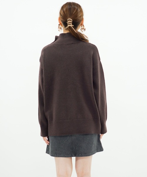 archives（アルシーヴ）の「肩ボタンハイネックニット（ニット/セーター・レディース・ベージュ/ブラウン/オフホワイト/モカ/ブラック・MEDIUM）」の20枚目の写真