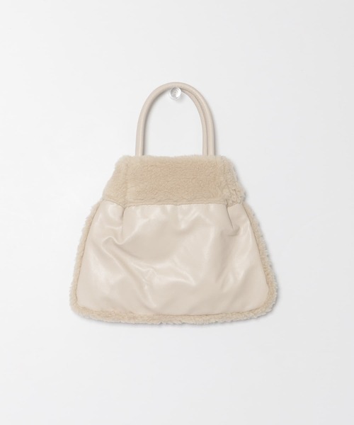 SENSE OF PLACE by URBAN RESEARCH（センスオブプレイスバイアーバンリサーチ）の「2WAYエコムートントートバッグ（トートバッグ・レディース・ブラック/ブラウン/アイボリー・FREE）」の8枚目の写真