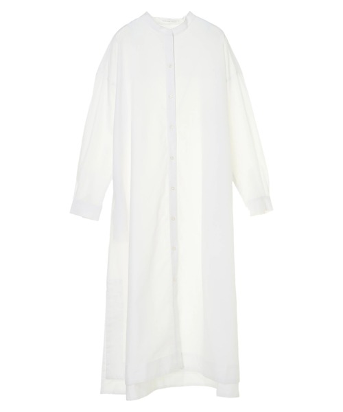 AMERICAN HOLIC（アメリカンホリック）の「サイドスリットバンドカラーフレアワンピース　＊●（シャツワンピース・レディース・ブルー系その他6/オフホワイト/イエロー/ブルー系その他4・FREE）」の16枚目の写真