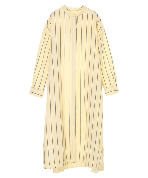 AMERICAN HOLIC（アメリカンホリック）の「サイドスリットバンドカラーフレアワンピース　＊●（シャツワンピース・レディース・ブルー系その他6/オフホワイト/イエロー/ブルー系その他4・FREE）」の17枚目の写真