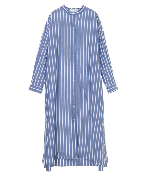 AMERICAN HOLIC（アメリカンホリック）の「サイドスリットバンドカラーフレアワンピース　＊●（シャツワンピース・レディース・ブルー系その他6/オフホワイト/イエロー/ブルー系その他4・FREE）」の18枚目の写真