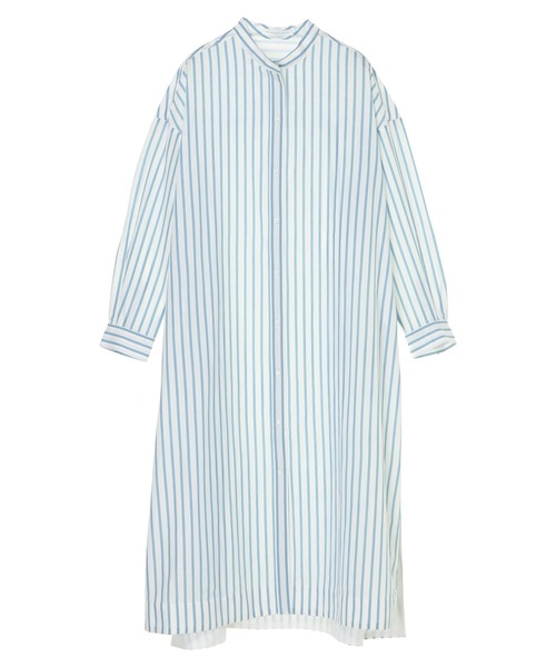 AMERICAN HOLIC（アメリカンホリック）の「サイドスリットバンドカラーフレアワンピース　＊●（シャツワンピース・レディース・ブルー系その他6/オフホワイト/イエロー/ブルー系その他4・FREE）」の19枚目の写真