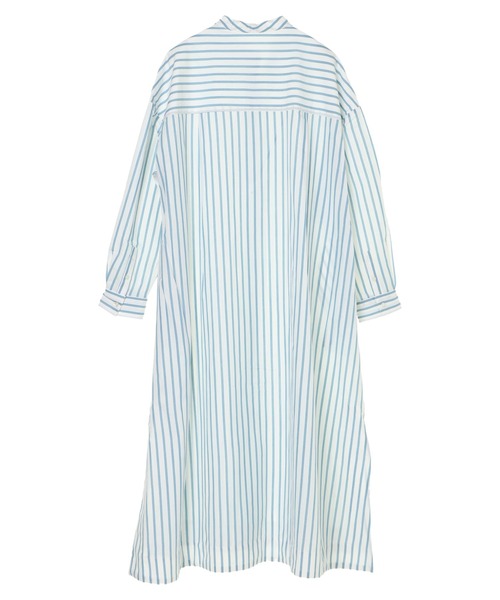 AMERICAN HOLIC（アメリカンホリック）の「サイドスリットバンドカラーフレアワンピース　＊●（シャツワンピース・レディース・ブルー系その他6/オフホワイト/イエロー/ブルー系その他4・FREE）」の20枚目の写真