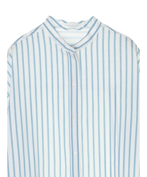 AMERICAN HOLIC（アメリカンホリック）の「サイドスリットバンドカラーフレアワンピース　＊●（シャツワンピース・レディース・ブルー系その他6/オフホワイト/イエロー/ブルー系その他4・FREE）」の21枚目の写真