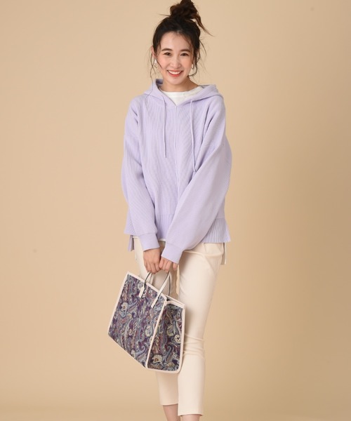 INTERPLANET（インタープラネット）の「ペイズリートートBAG（トートバッグ・レディース・ブルー/アイボリー・フリー）」の10枚目の写真