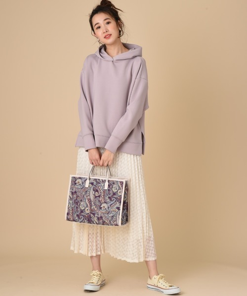 INTERPLANET（インタープラネット）の「ペイズリートートBAG（トートバッグ・レディース・ブルー/アイボリー・フリー）」の11枚目の写真