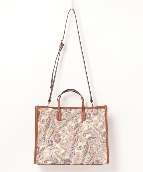 INTERPLANET（インタープラネット）の「ペイズリートートBAG（トートバッグ・レディース・ブルー/アイボリー・フリー）」の19枚目の写真