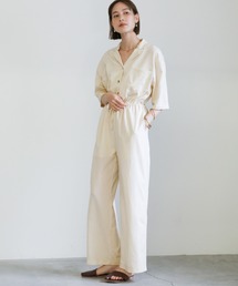 2021 SS リネンタッチジャンプスーツ