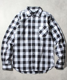 【日本製/Made in Japan】ギンガムチェックボタンダウンロングスリーブシャツ
