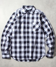 【日本製/Made in Japan】ギンガムチェックボタンダウンロングスリーブシャツ