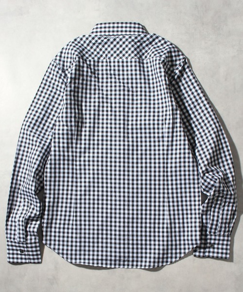 CORPUS　SELECT（コーパストーキョー）の「【日本製/Made in Japan】ギンガムチェックボタンダウンロングスリーブシャツ（シャツ/ブラウス・メンズ・A/B/D/E/F/G/H/I/J/K/L/C・LL/M/L）」の22枚目の写真