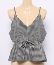 flower | ベイビーギンガムキャミ(キャミソール)