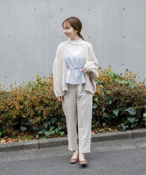 flower（フラワー）の「ベイビーギンガムキャミ（キャミソール・レディース・ブラウン/ブラック・FREE）」の11枚目の写真