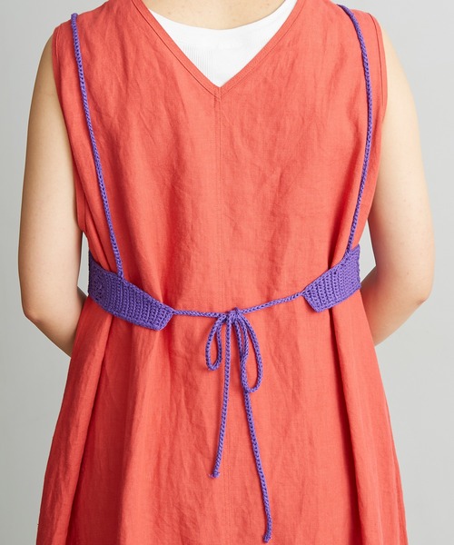 nitca（ニトカ）の「Linen手編みかぎ針ニットブラ（キャミソール・レディース・ブラック/パープル/ベージュ・FREE）」の14枚目の写真