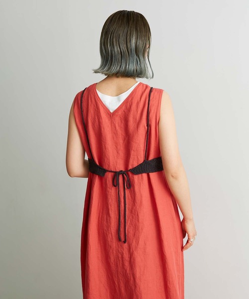 nitca（ニトカ）の「Linen手編みかぎ針ニットブラ（キャミソール・レディース・ブラック/パープル/ベージュ・FREE）」の17枚目の写真